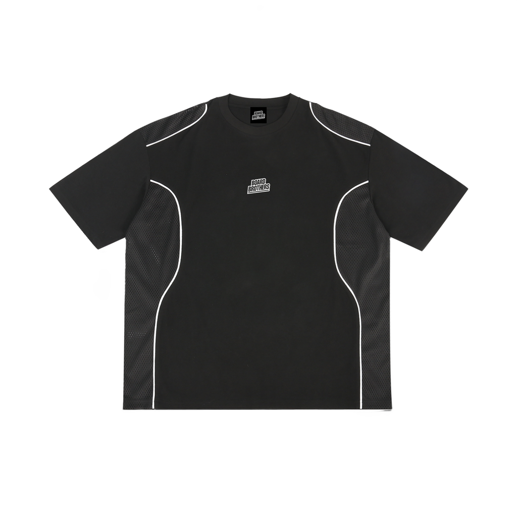 BB Contrast Piped Panel T-Shirt