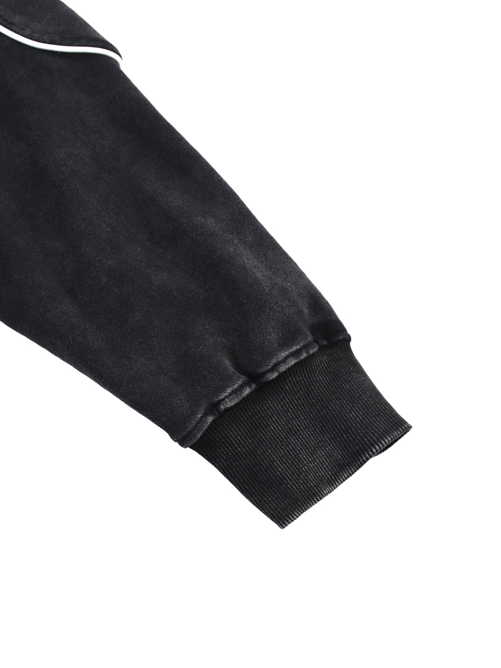 BB Unisex Mineral Wash Piping Raw Hem Sweatshirt